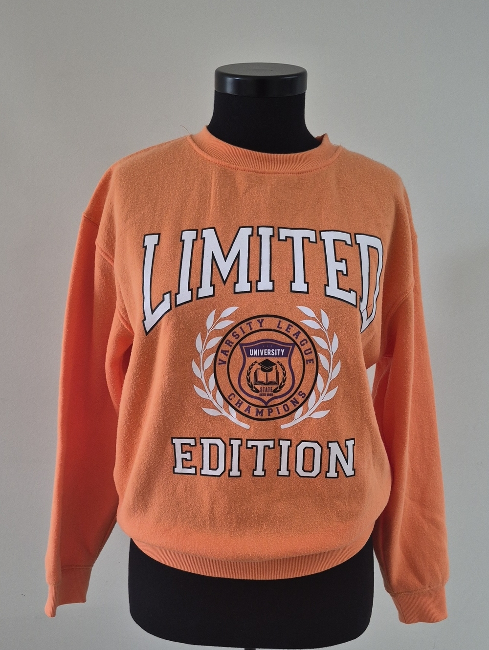 Limited Edition Orange  Crewneck Kids Sweatshirt